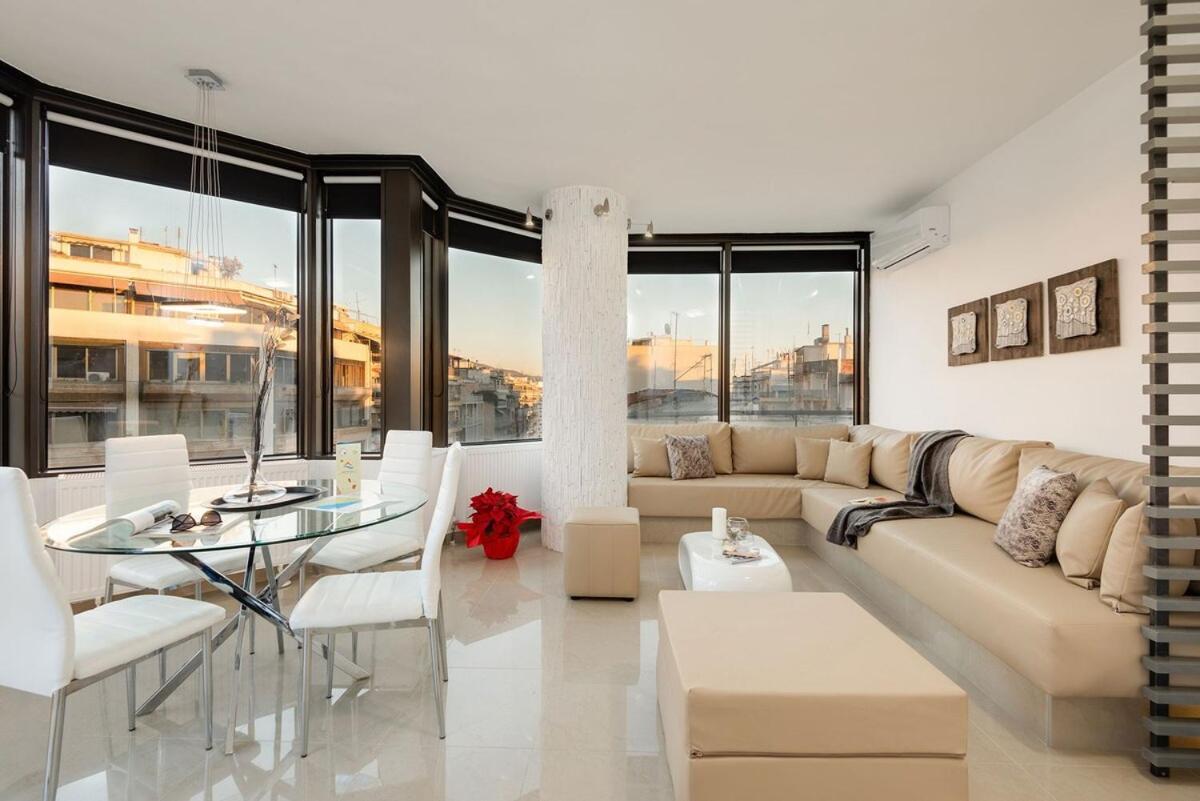 Ferienwohnung Ace Location | Luxury Building Thessaloniki Exterior foto