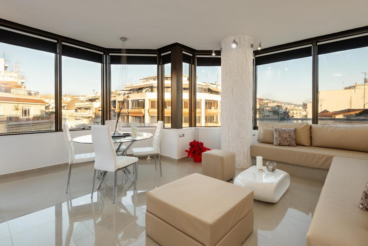 Ferienwohnung Ace Location | Luxury Building Thessaloniki Exterior foto