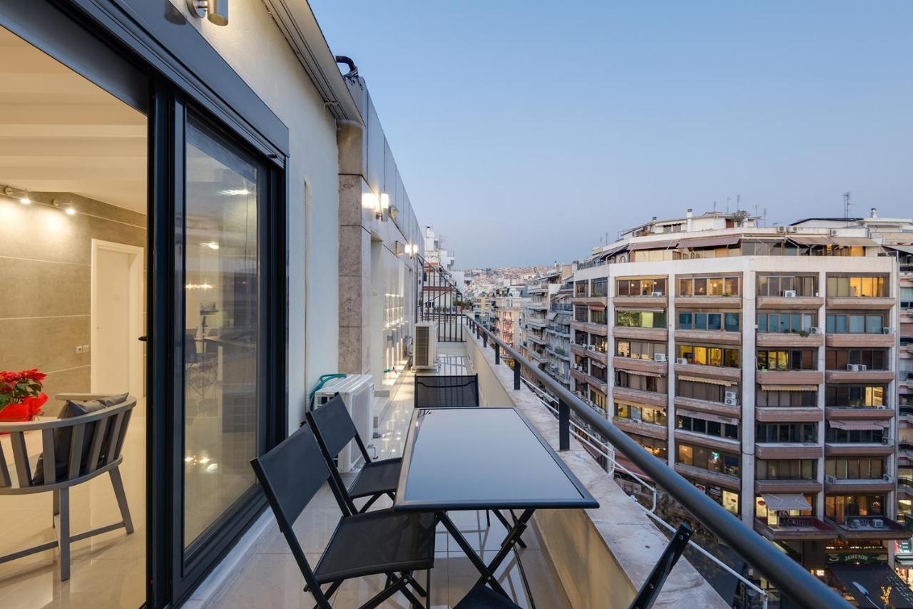 Ferienwohnung Ace Location | Luxury Building Thessaloniki Exterior foto